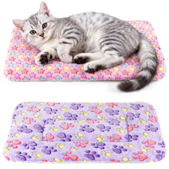 HeNdShe cat blanket soft-flannel closeup highlighting cozy warmth for naps.