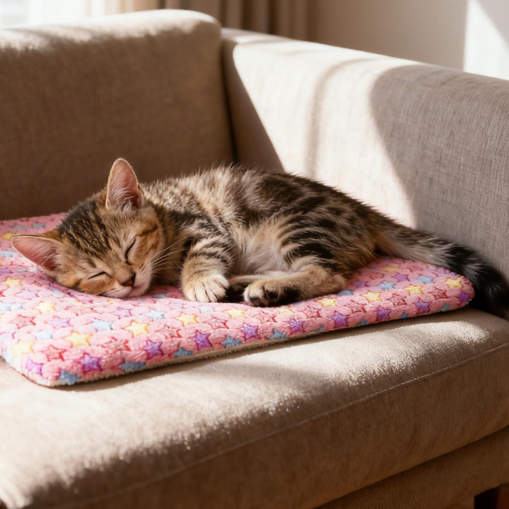 HeNdShe washable pet pad material closeup emphasizes easy cleaning and long-lasting use.