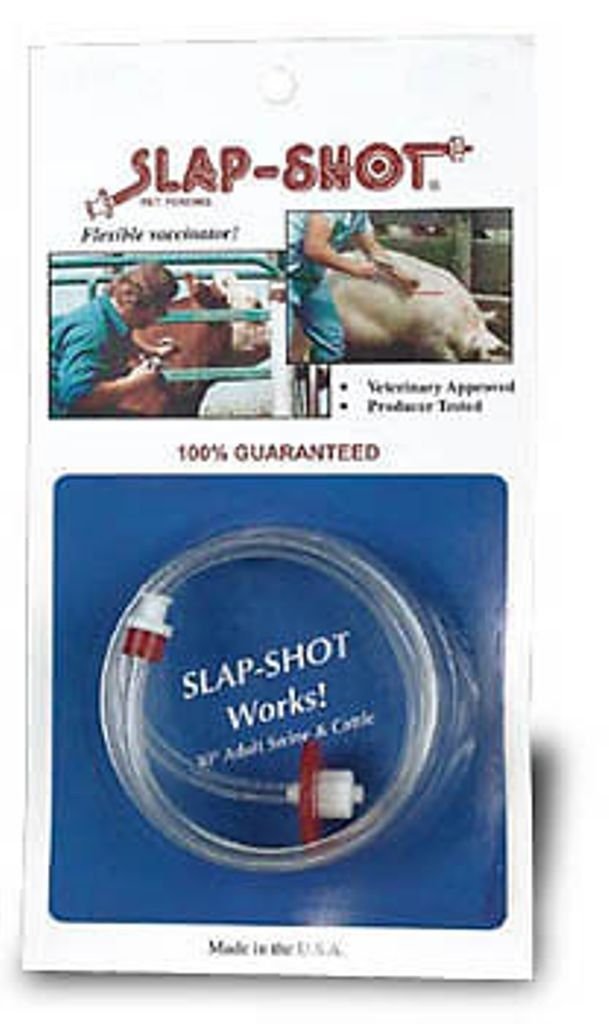 Hengulus Slap-Shot II Vaccinator with flexible tubing for easier injections with moving animals