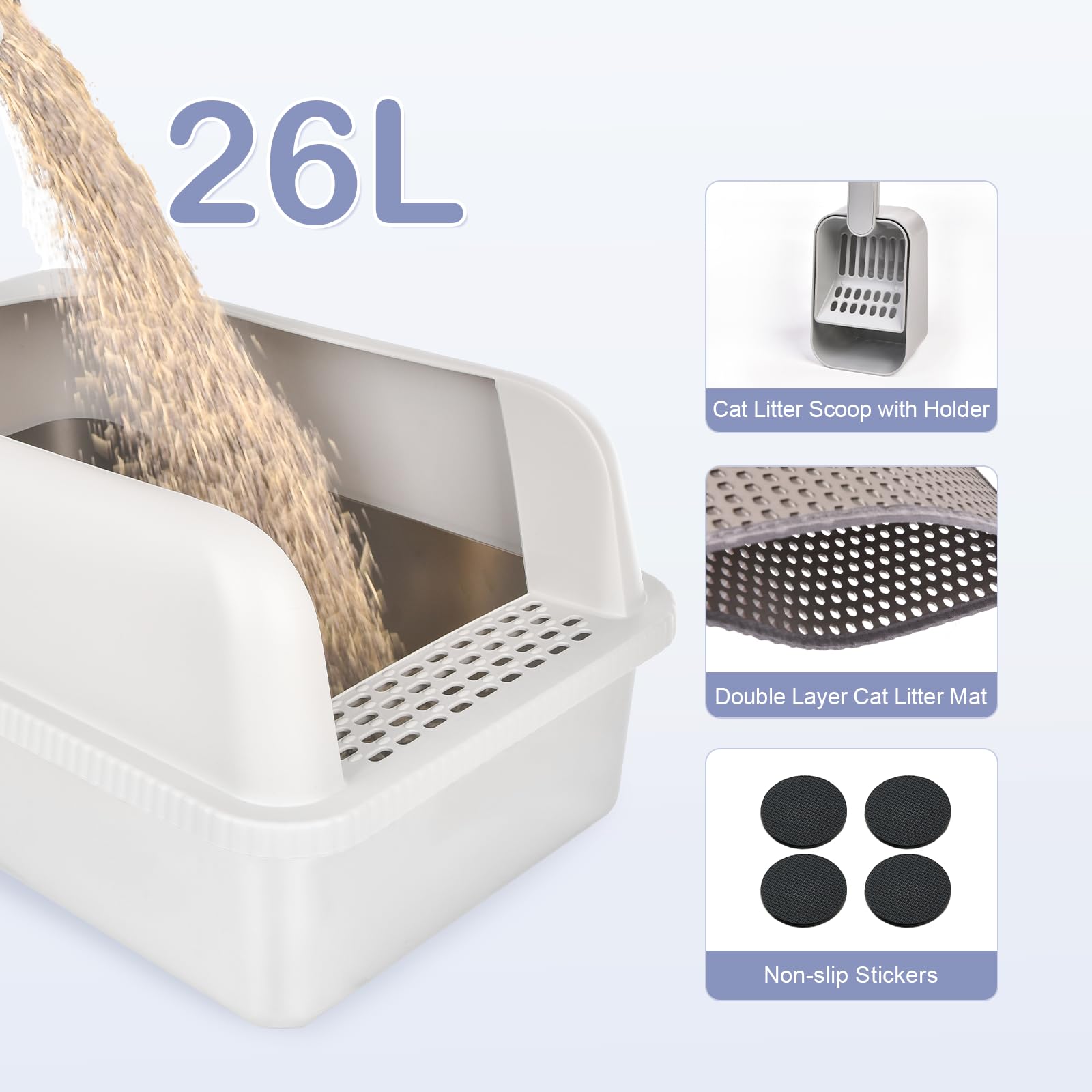 Henkelion lid overlap design helps seal in urine and spills