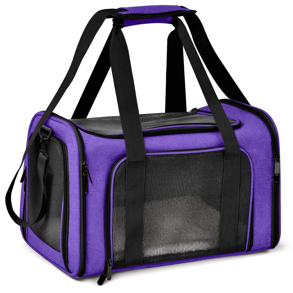 Henkelion pet carrier airline-approved design offers convenient travel for small pets