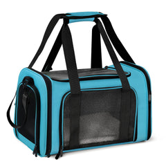 Henkelion pet carrier airline-approved for easy travel with small cats or dogs.