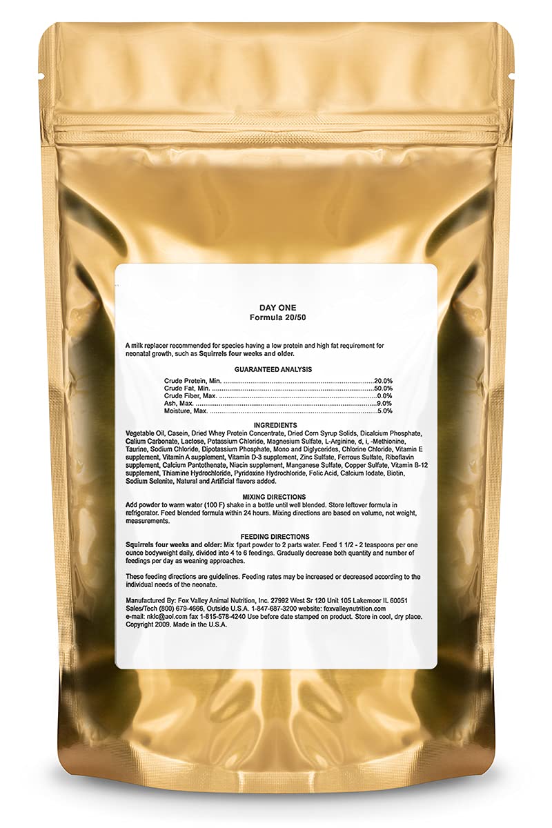 Henry's Fox Valley Day-One powder being whisked into formula for easier acceptance.