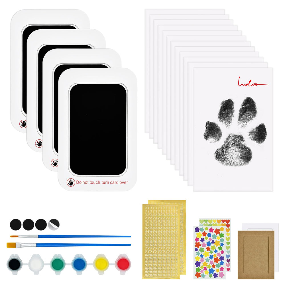 Henyopet Paw Print Kit captures a dog paw print with a clean, residue-free impression.