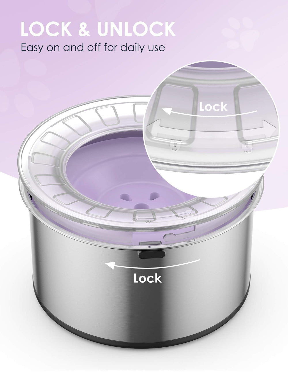 Heouvo car-friendly dog water bowl for tidy travel.