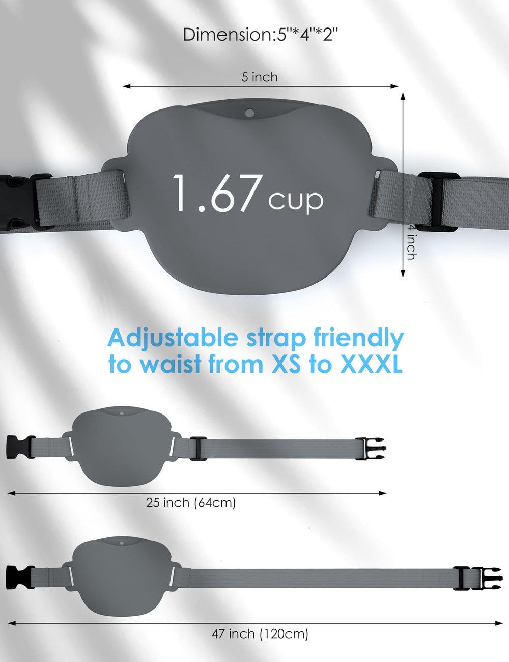 Heouvo dishwasher-safe silicone pouch cleans easily after training sessions.
