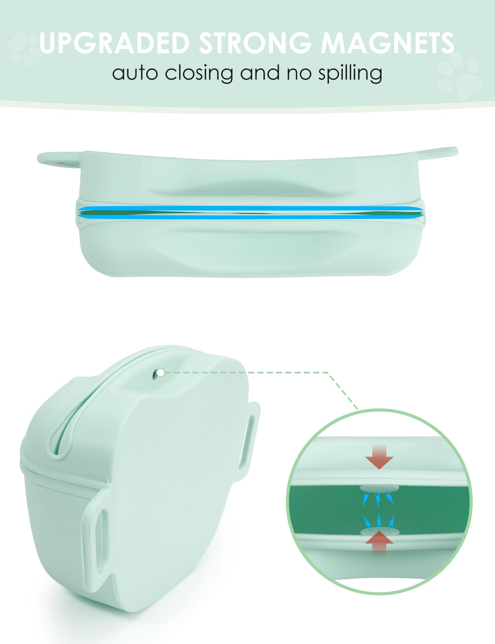 heouvo dog treat pouch compact size makes it easy to carry on walks