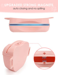 heouvo silicone treat bag inside view shows capacity