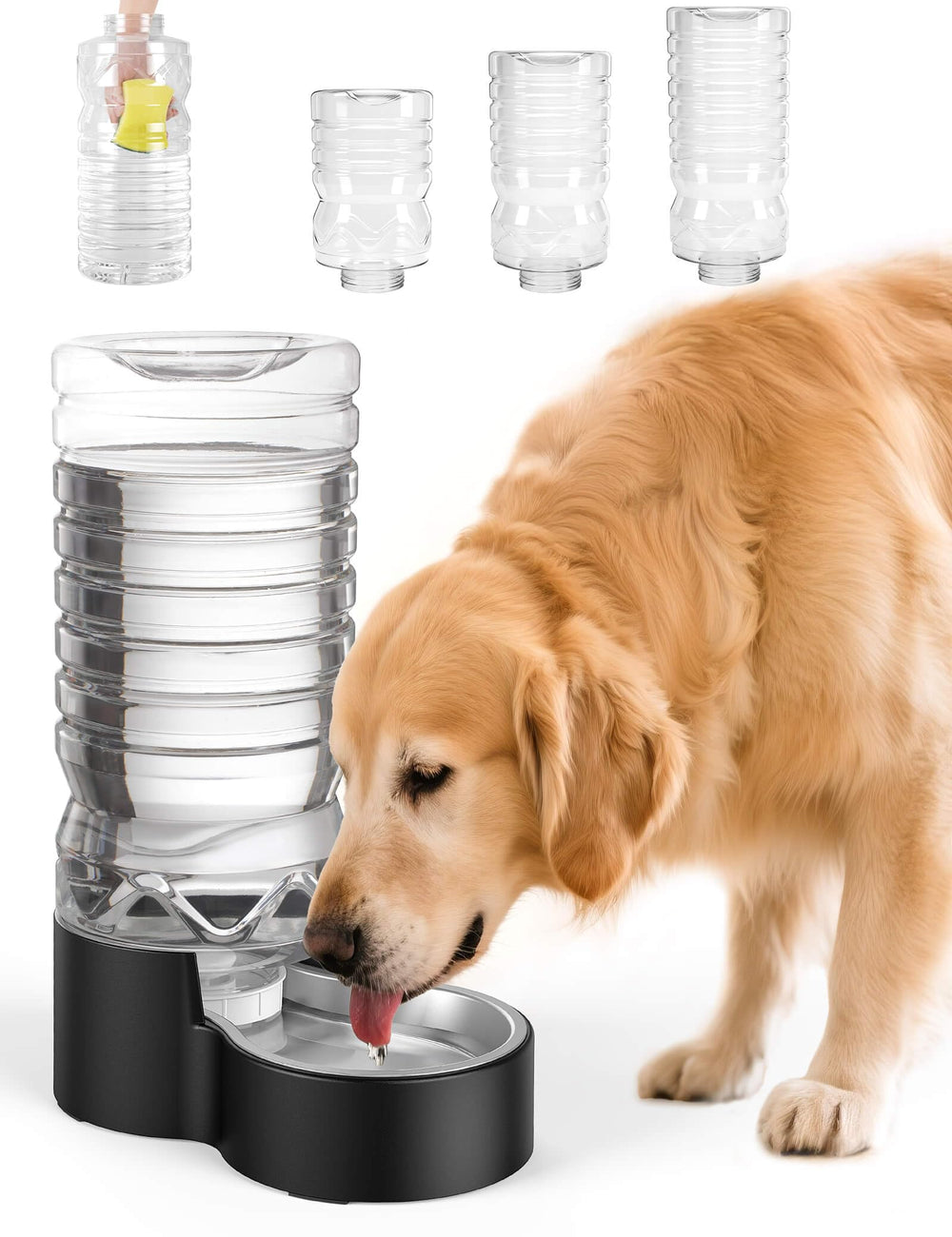 Heouvo water dispenser wide-mouth opening enables quick, thorough cleaning for busy households.
