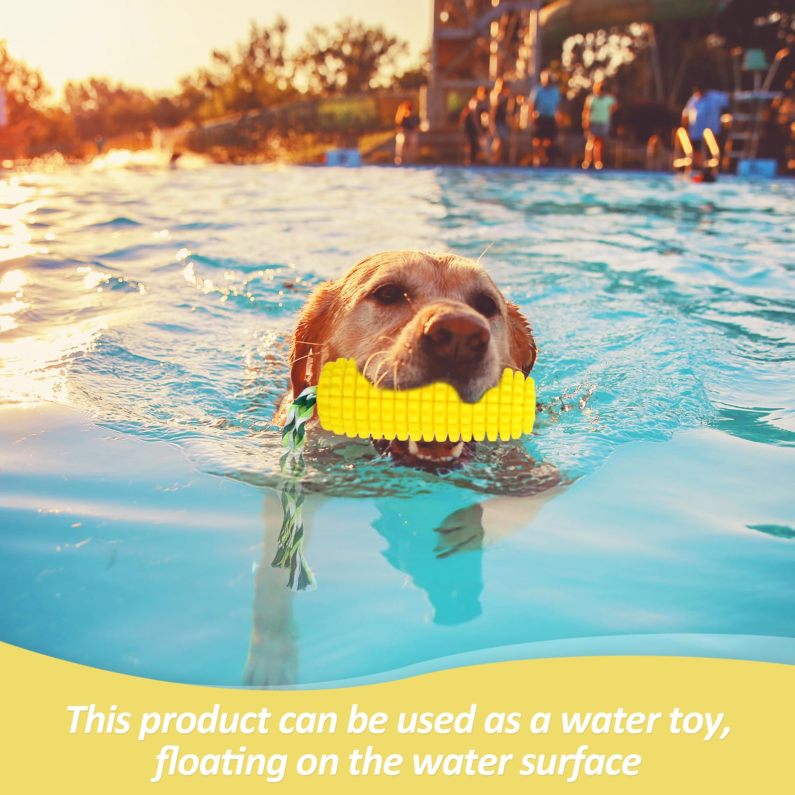 heqxwl dog chew corn toy bite-resistant material supports durability