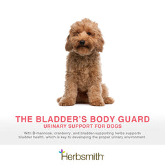 Herbsmith Bladder Care bottle pour for easy dosing supporting urinary health.
