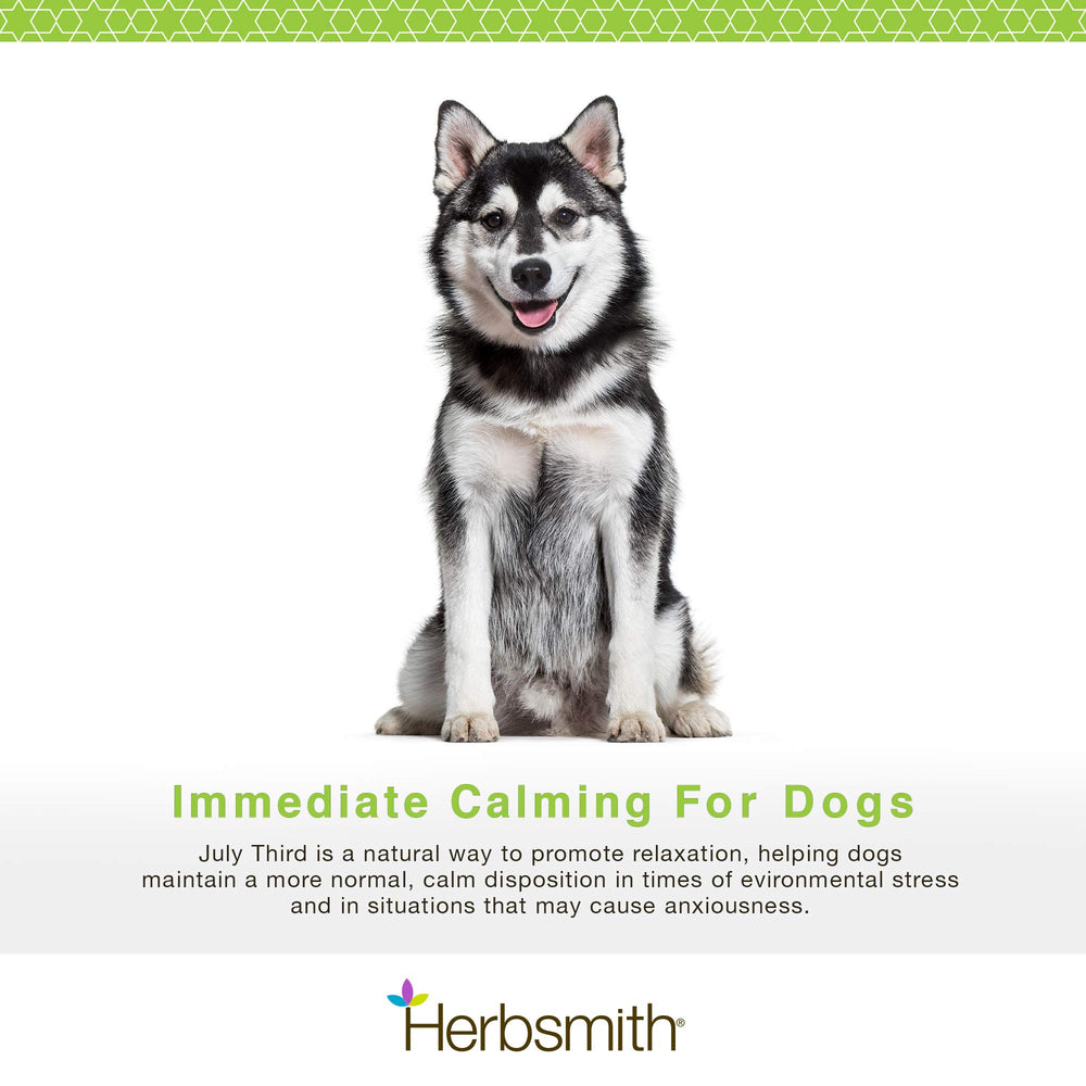 Herbsmith July Third packaging label highlighting natural ingredients