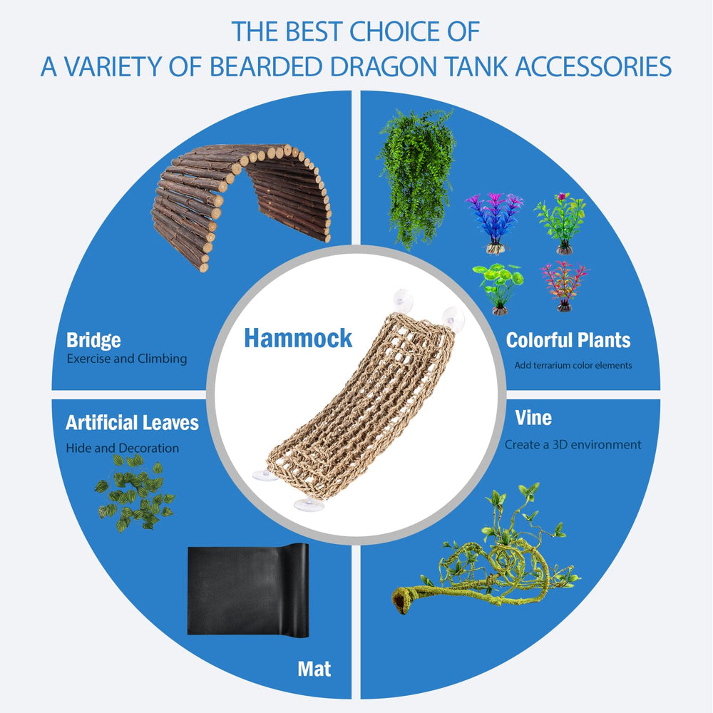 Herccoci reptile mat provides soft, durable habitat flooring for cozy resting.