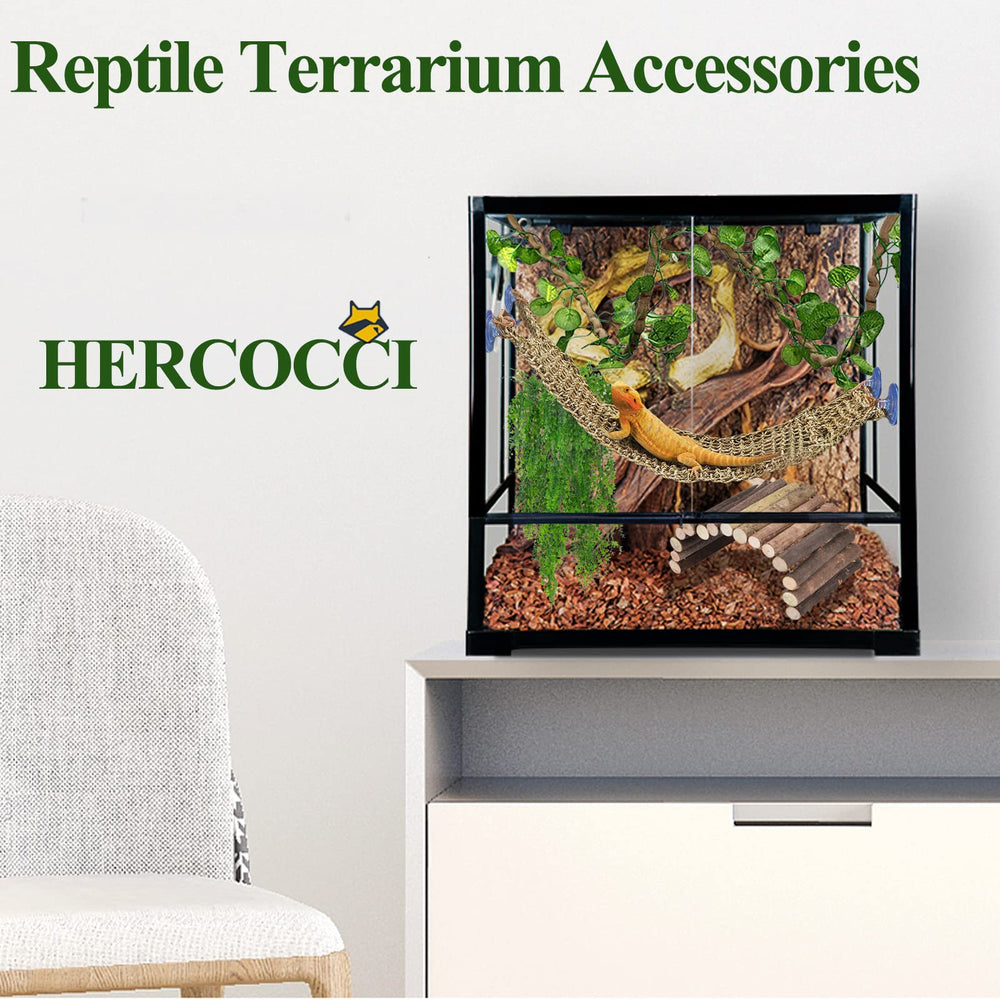 HERCOCCI terra-leaf-decor adds realistic leaves for camouflage and exploration cues.