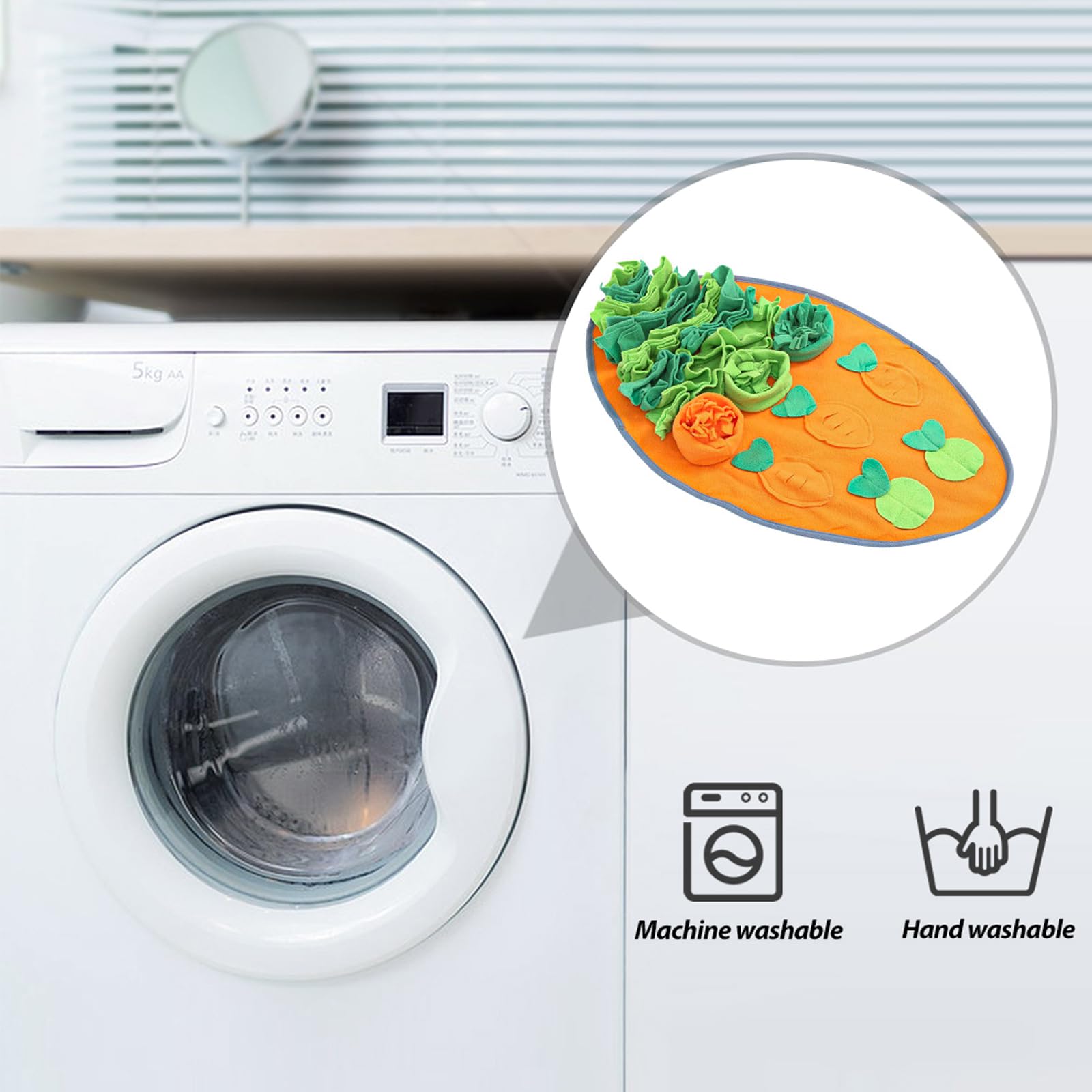 hercocci-rabbit-foraging-mat-handle-fixed shows easy setup and secure placement