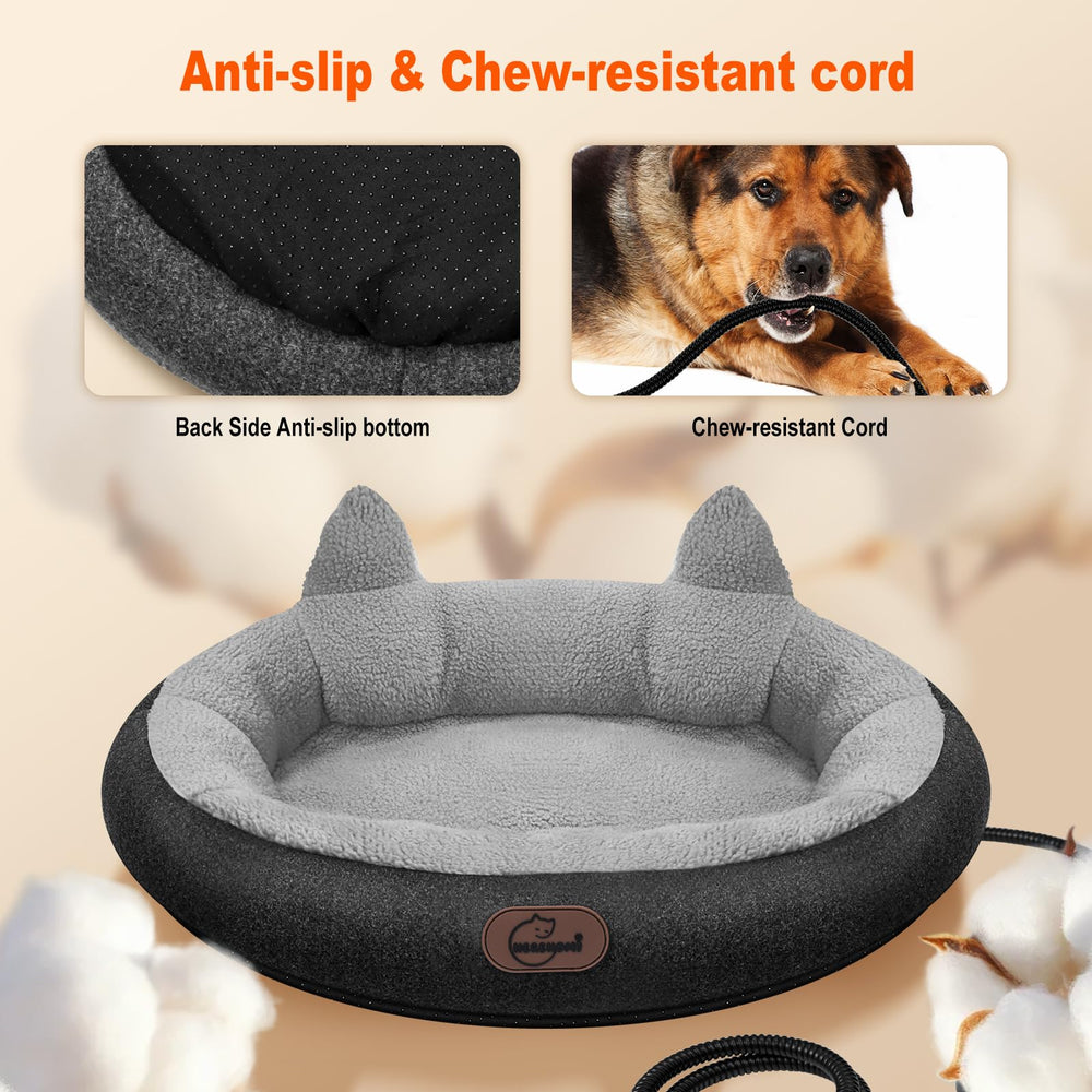 Herehomi cat bed removable waterproof pad for easy cleaning