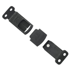 Herm Sprenger buckle with plastic jacket demonstrates extra protection against accidental opening.