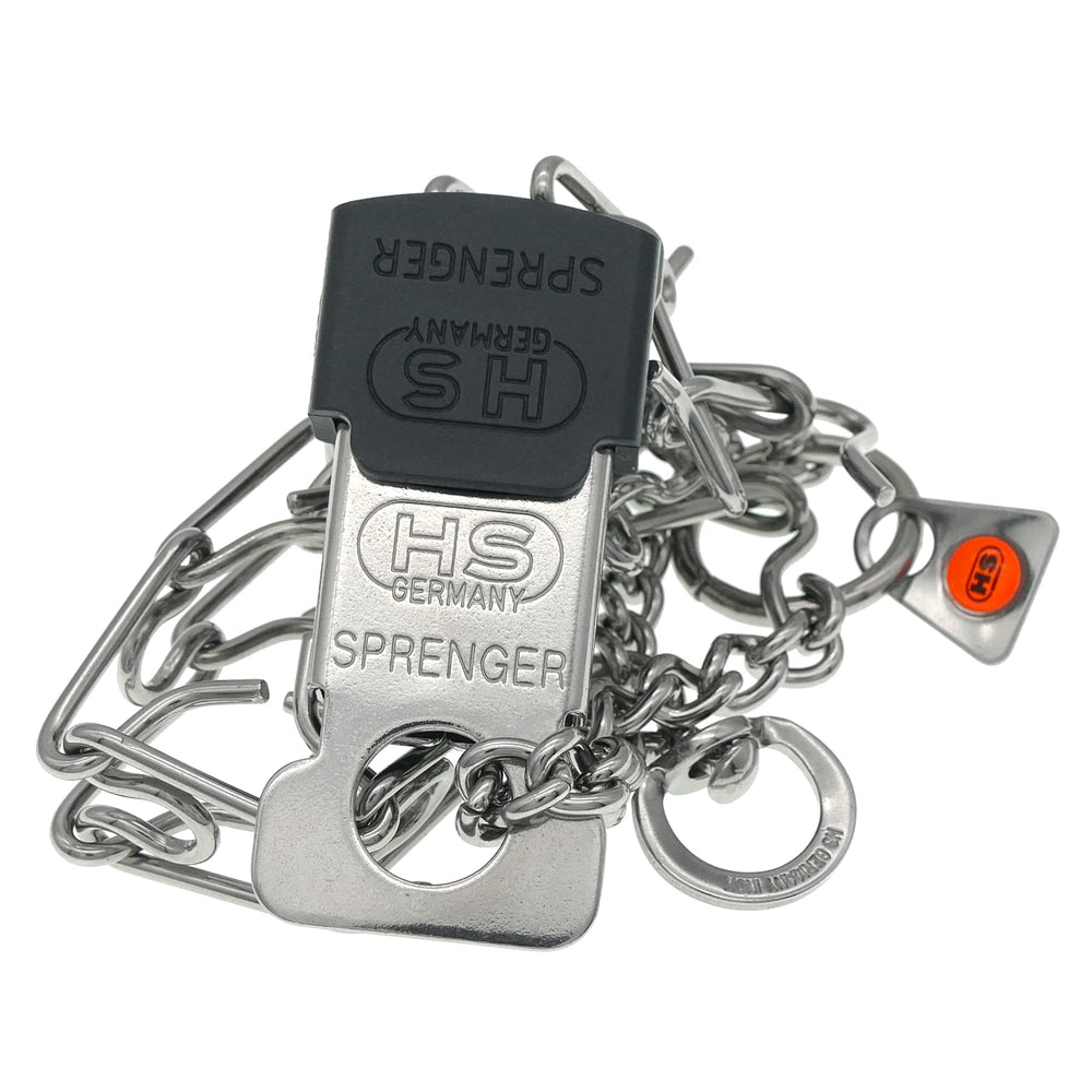 Herm Sprenger center plate aligns pressure for balanced control during training