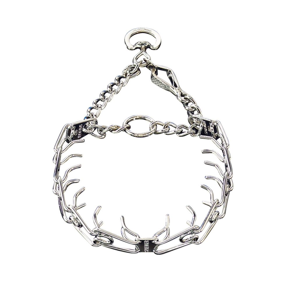 Extra Large 4.0mm, 24-inch Herm Sprenger collar fits larger breeds with adjustable links.
