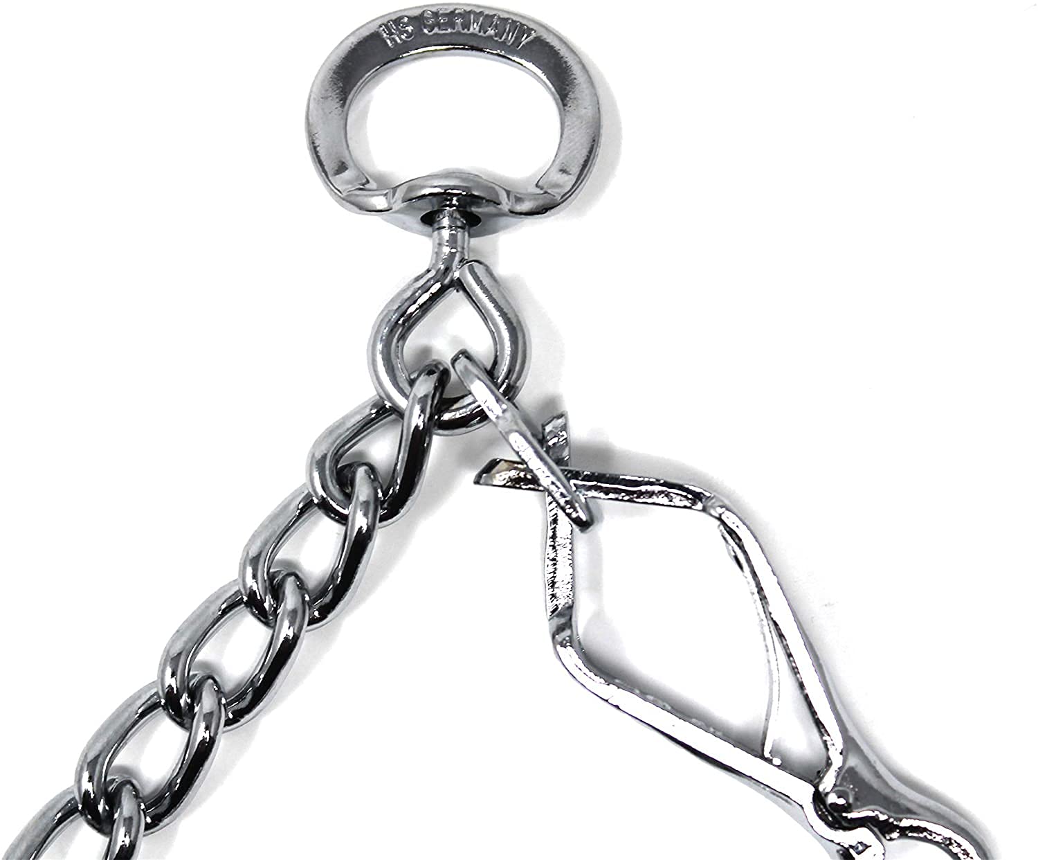 Designed in Germany, Herm Sprenger collar distributes pressure evenly for comfortable handling.