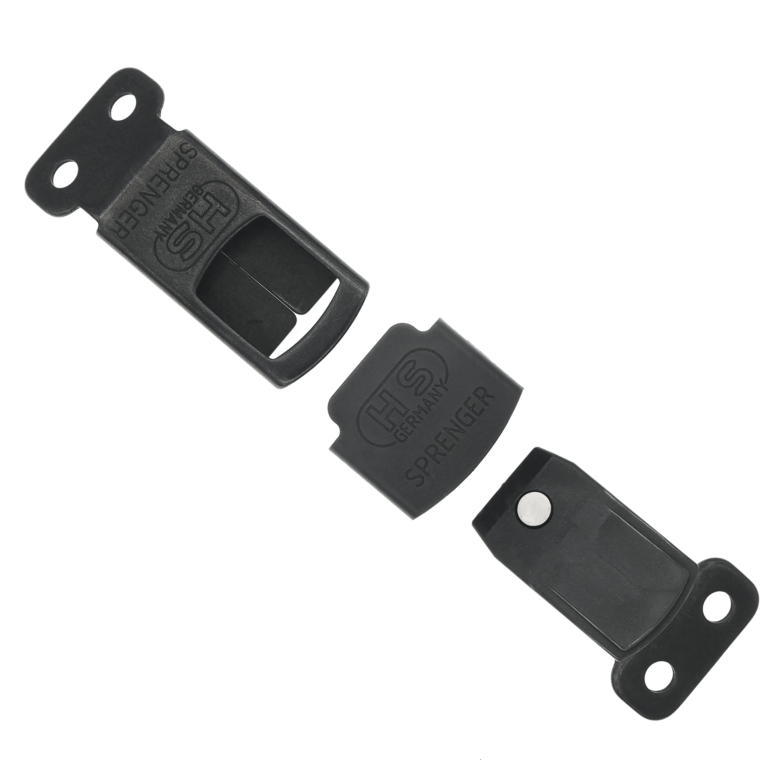 Herm Sprenger ClickLock buckle in use on training collar for easy transition.