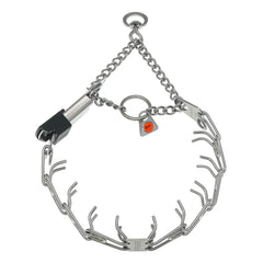 Herm Sprenger ClickLock buckle enables easy on/off without head pulling, smoother training transitions