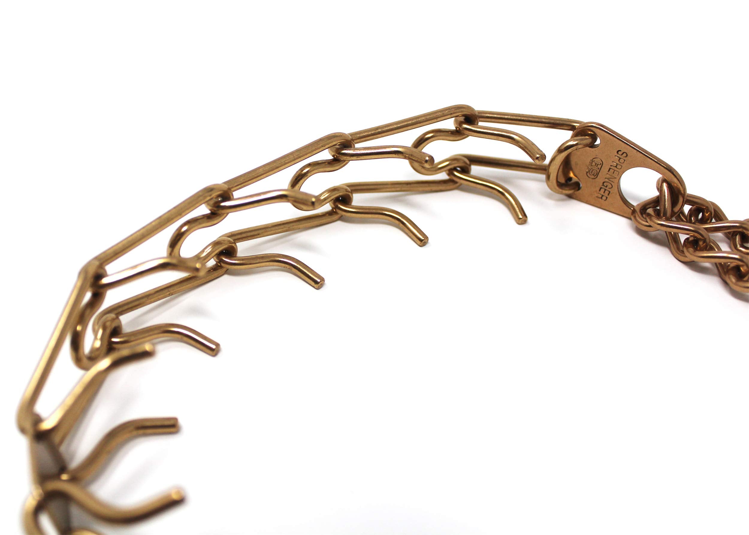 Herm Sprenger Curogan collar with removable links for precise sizing