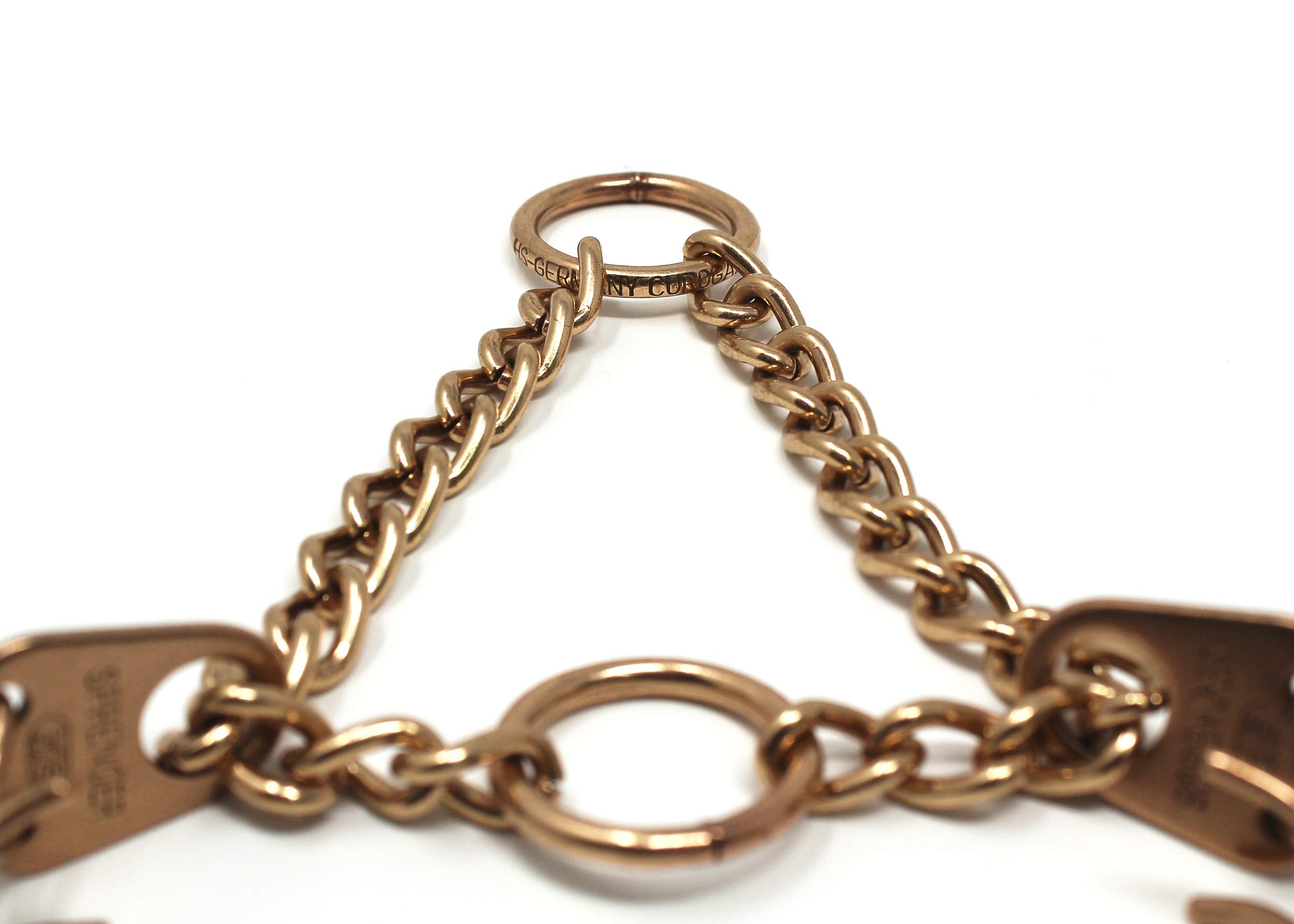 Herm Sprenger Curogan prong collar made in Germany highlighting craftsmanship