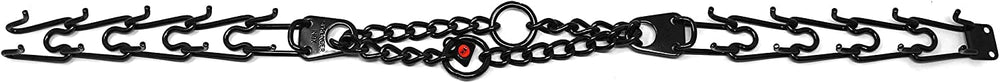 Herm Sprenger interlocking links closeup highlights easy sizing with removable links.