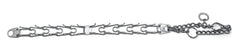 Herm Sprenger prong collar beveled prongs detail highlighting comfortable contact.