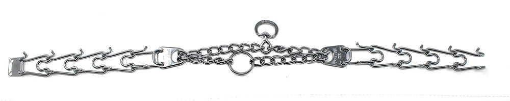 Herm Sprenger prong collar interlocking links ensure secure, consistent pressure