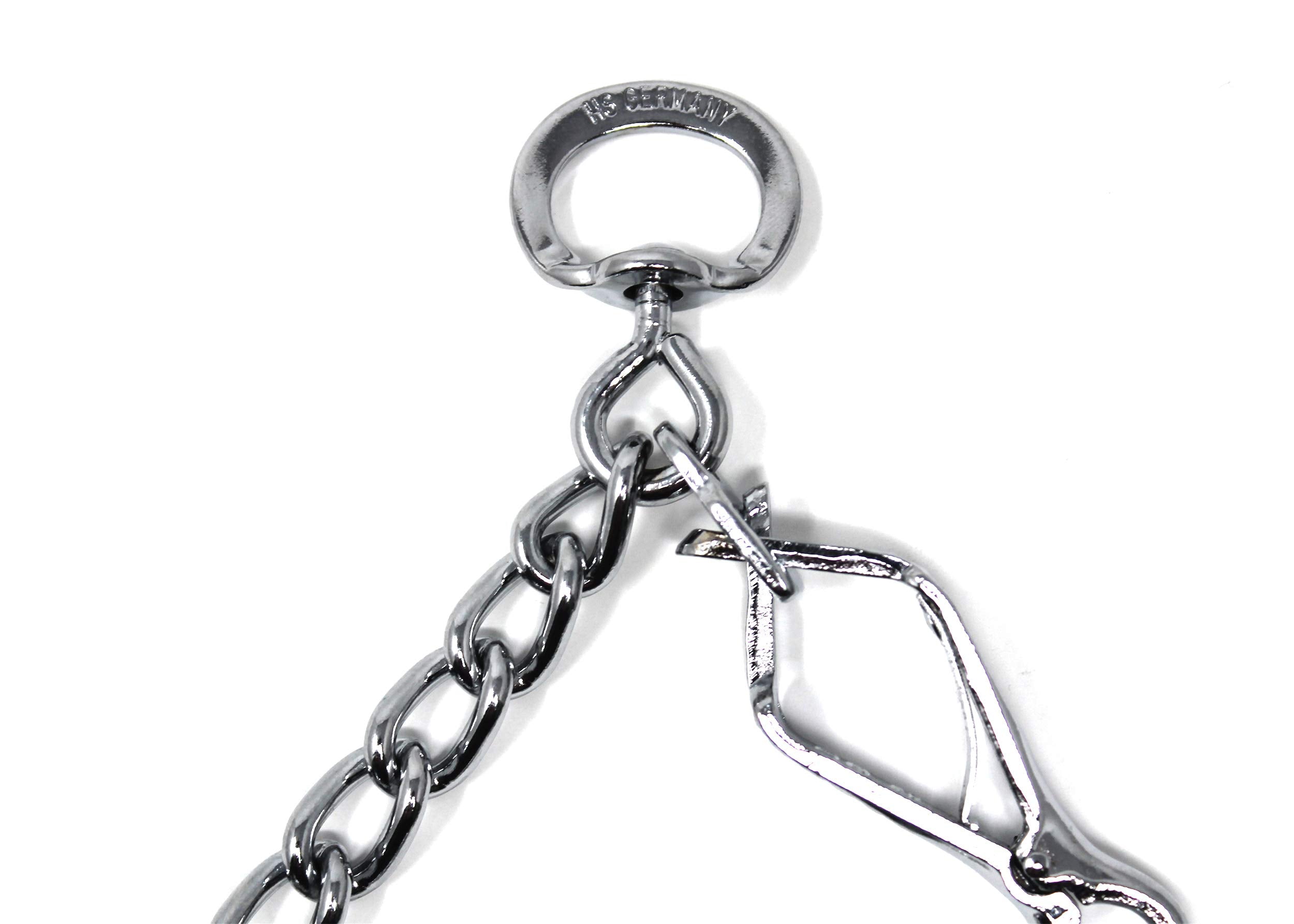 Herm Sprenger prong collar made in Germany mark signaling quality craftsmanship.