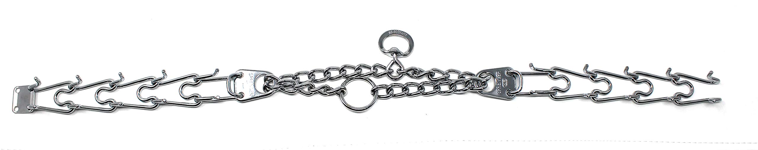 Herm Sprenger prong collar with blunt prongs for comfortable wear.