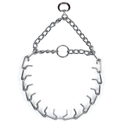 Herm Sprenger Ultra-Plus prong collar center plate close-up showing even pressure