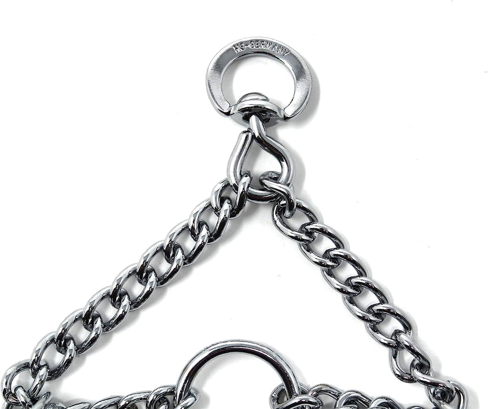 Herm Sprenger Ultra-Plus size adjustment steps guide proper neck fit.
