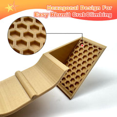 Hermit Crab Underground Tunnel Cave skeletonized ramps for climbing play