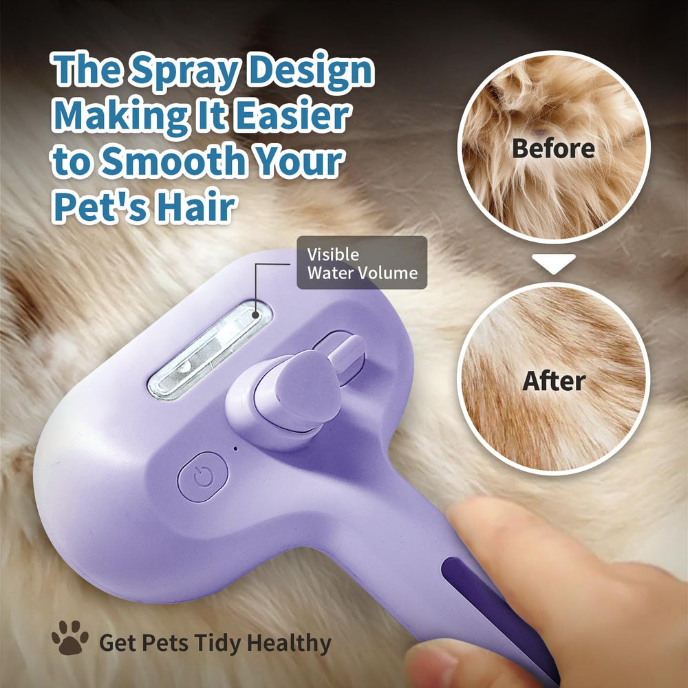 HeroKitty steam water-tank-light helps monitor capacity during grooming sessions.