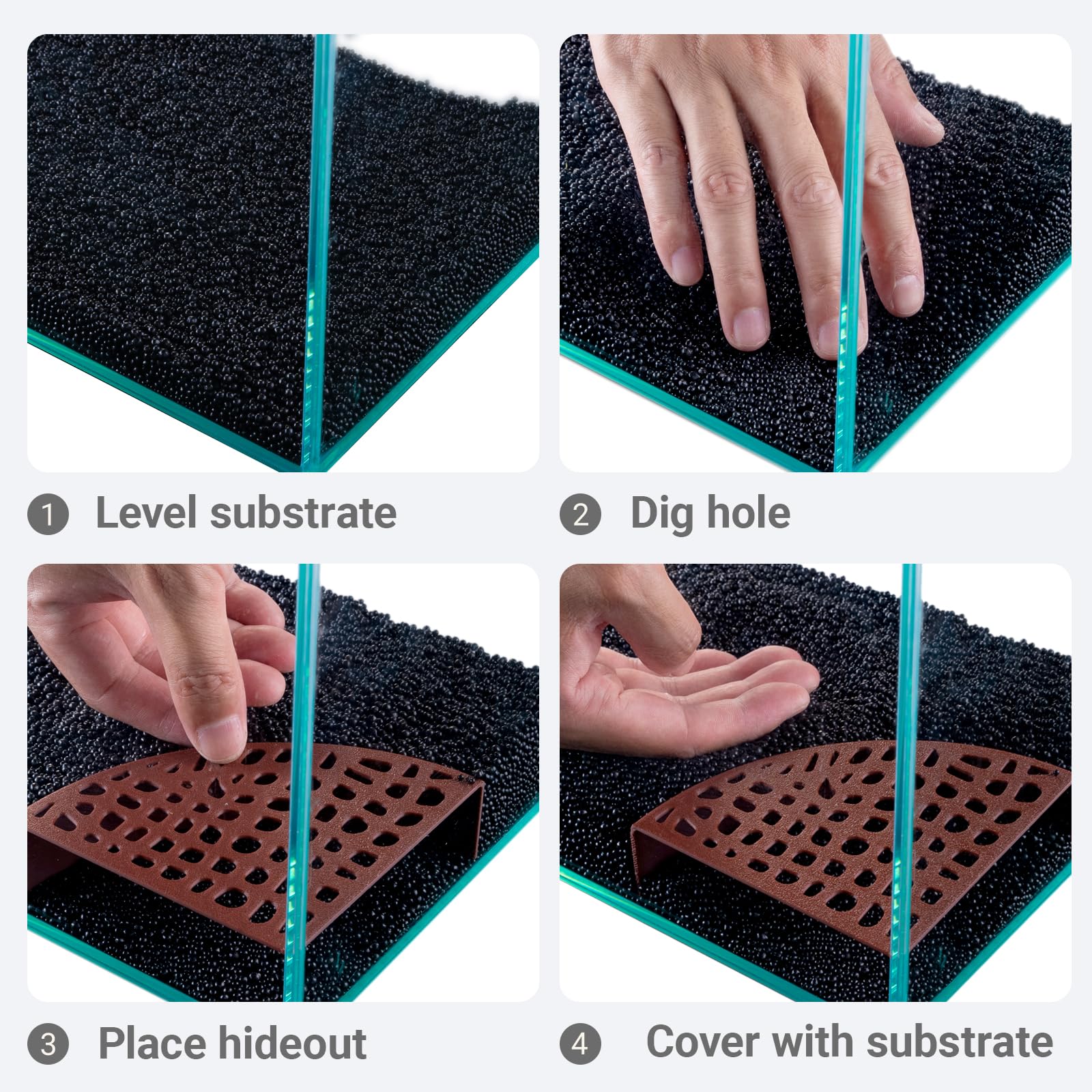 HERPDEN quick-setup design anchors securely without tools needed.
