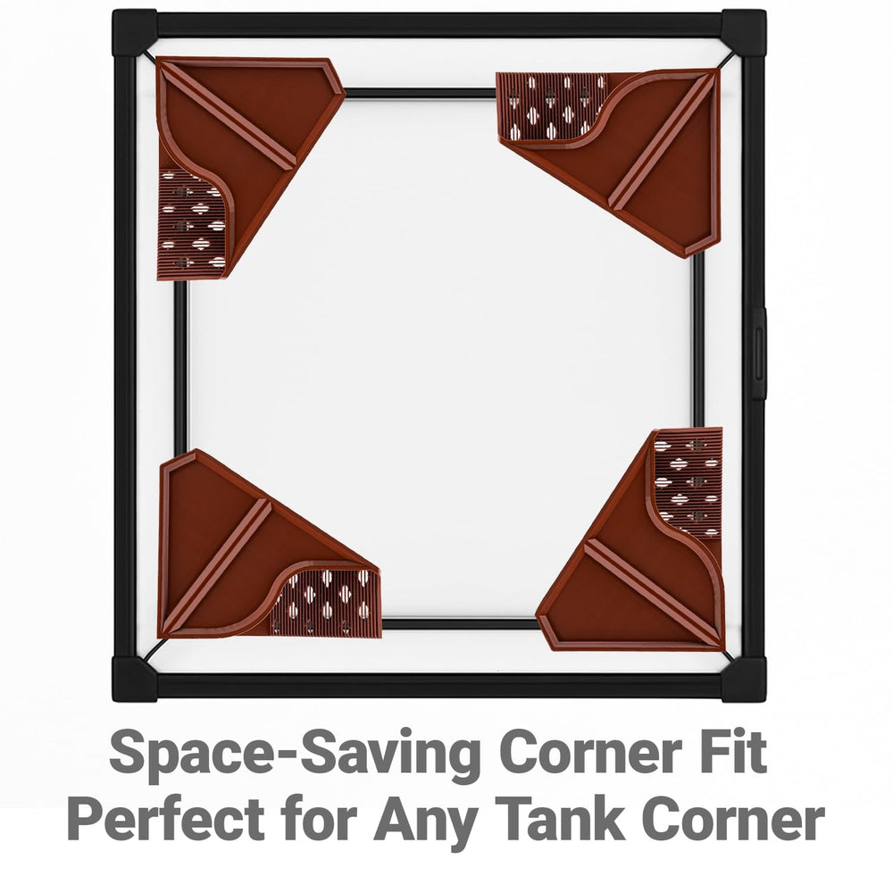 HERPDEN Hermit Crab Cave feeding platform with dual zones supports varied foraging.