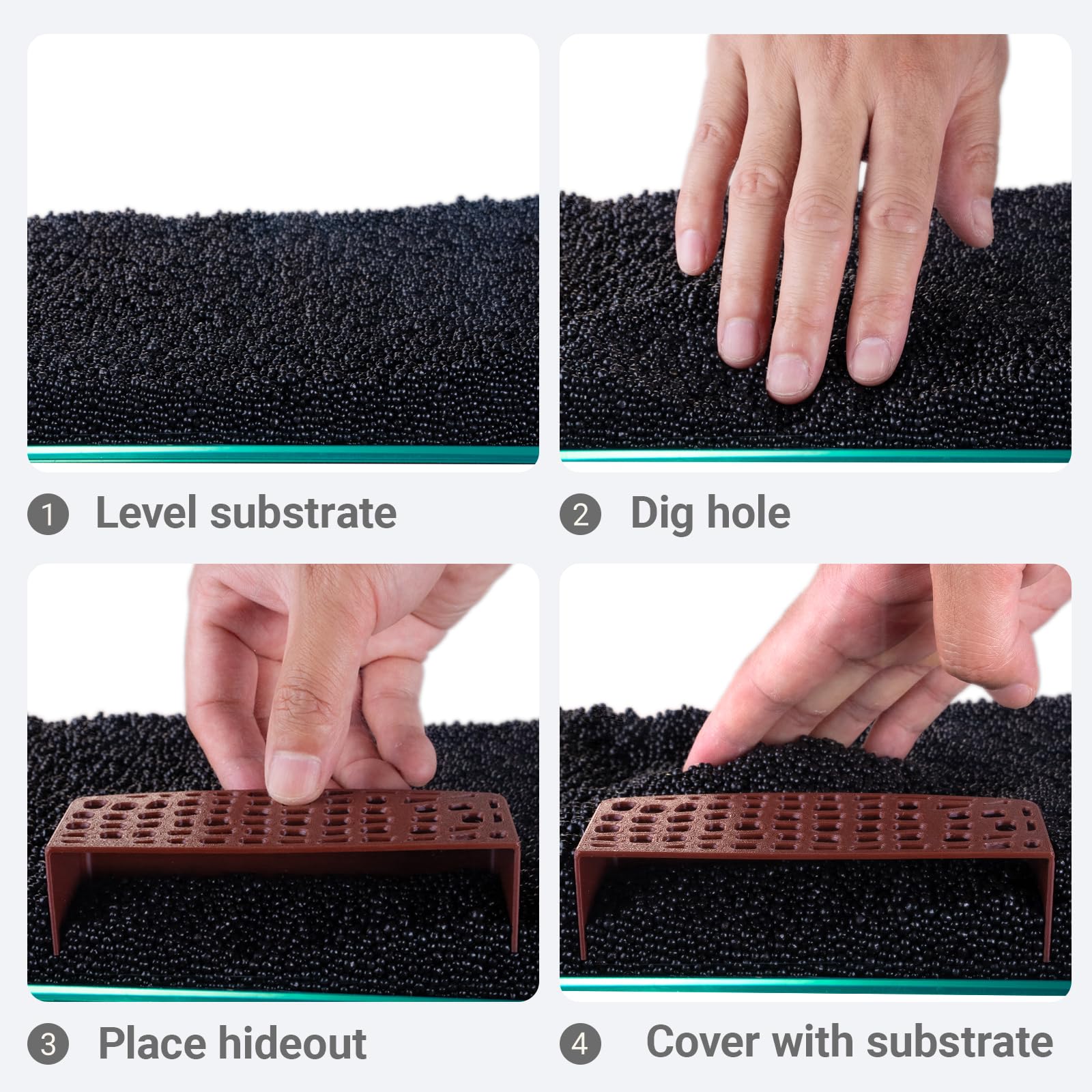 HERPDEN plant-based PLA material supports eco-friendly tank design.