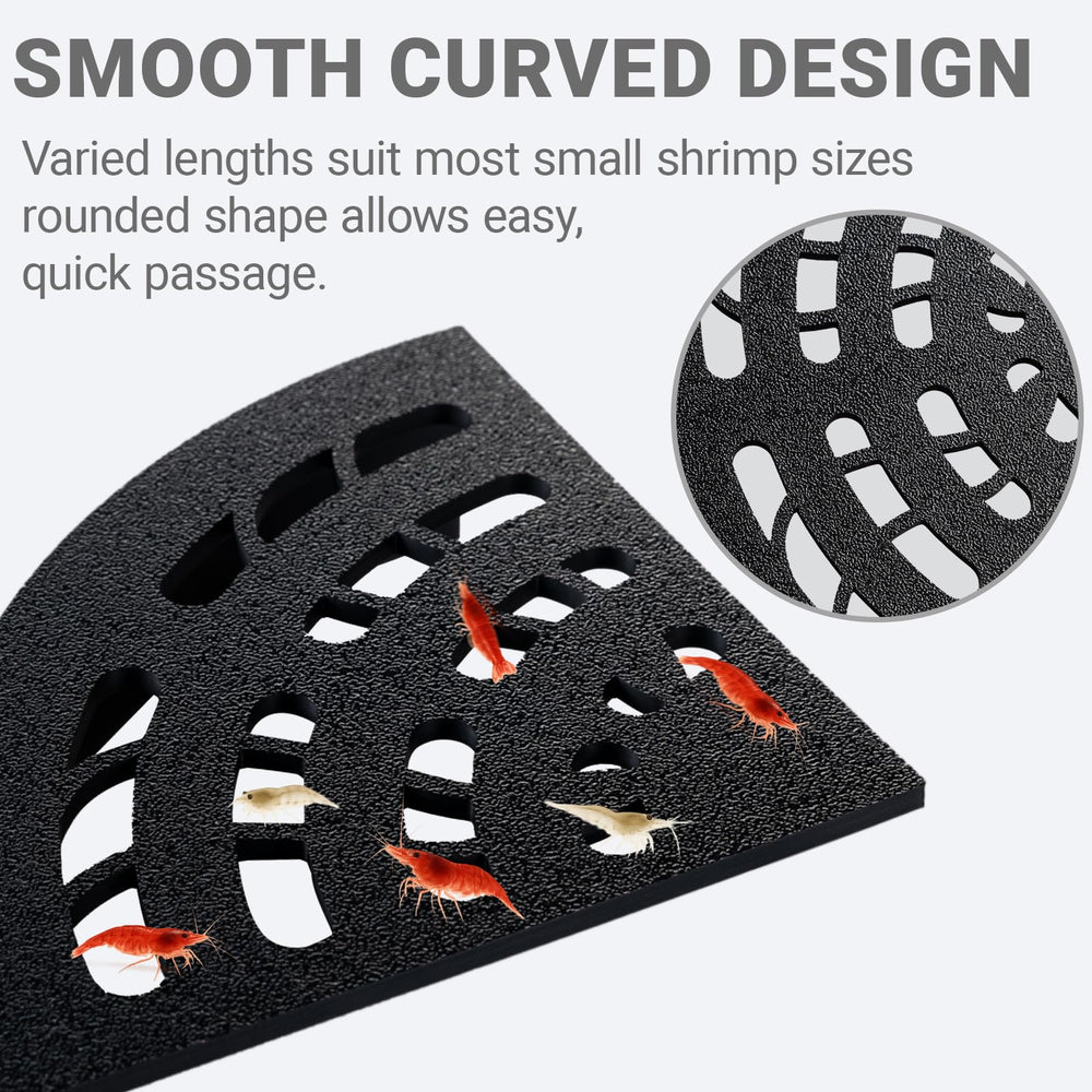 HERPDEN Shrimp Cave 2-Pack PLA material ensures durable, smooth edges.
