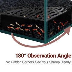 HERPDEN durable, aquarium-safe plastic maintains tank water quality.