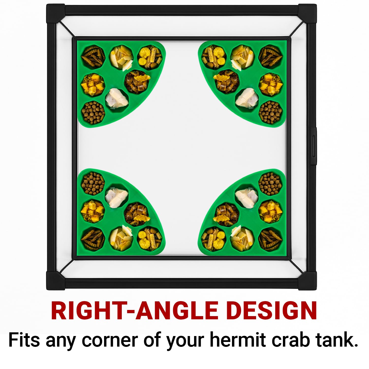 HERPDEN two-color options green yellow enhance tank aesthetics and visibility.
