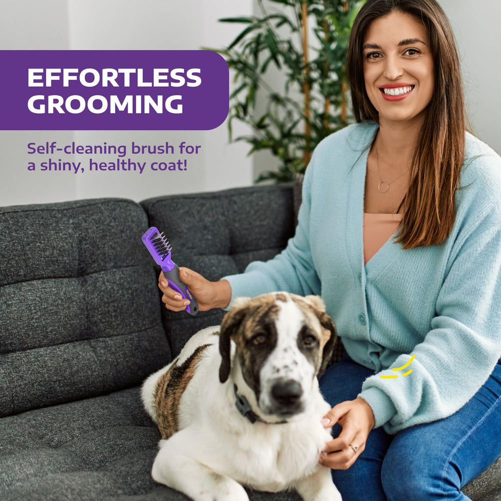 Hertzko dematting comb gentle on sensitive skin minimizes pulling