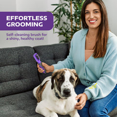 Hertzko dematting comb gentle on sensitive skin minimizes pulling