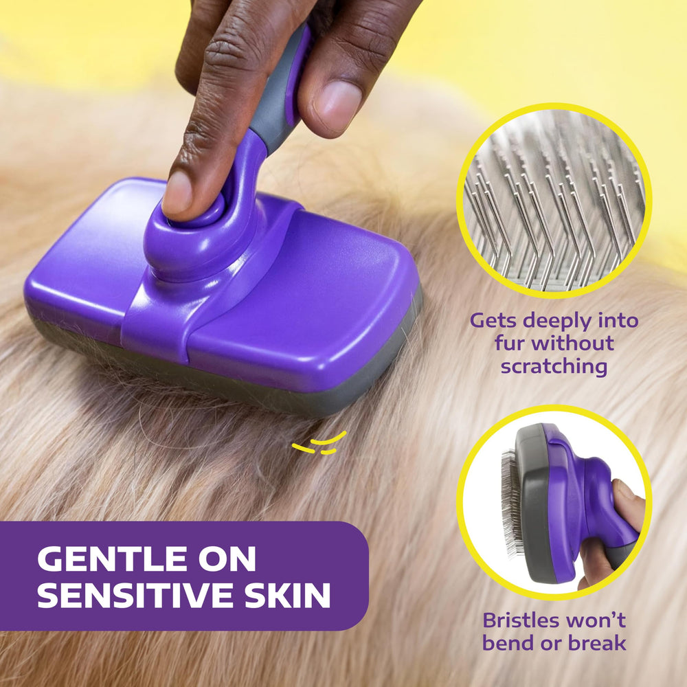 Hertzko grooming tool with ergonomic comfort grip reduces fatigue.