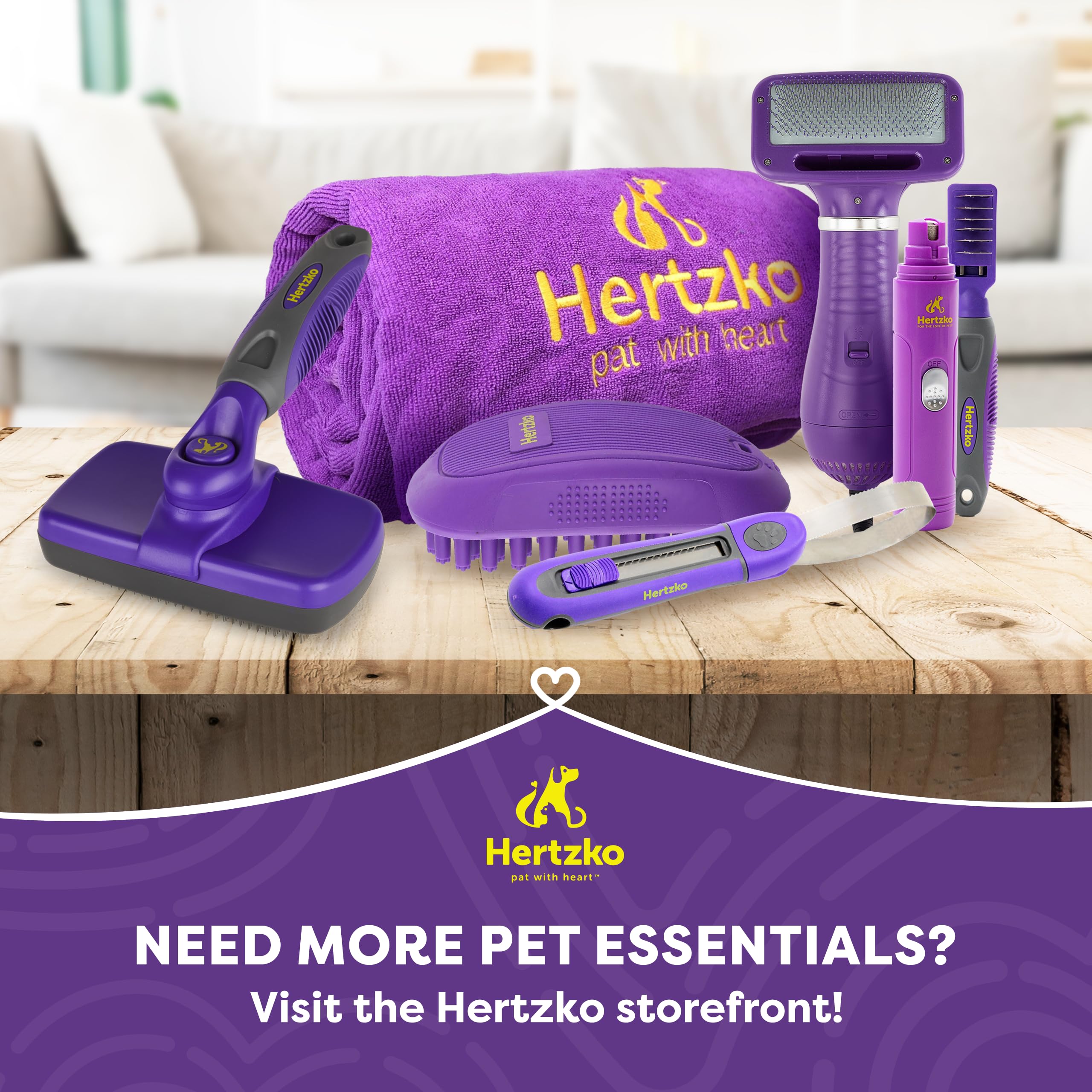 Hertzko snuffle mat set includes mat, lick mat, and spatula.
