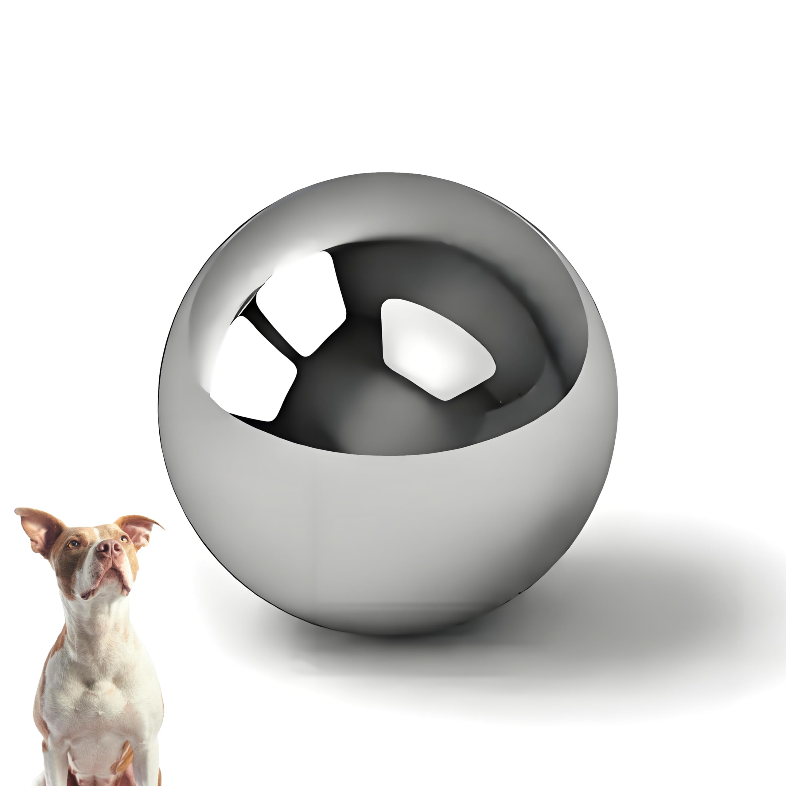 HERXU CO SUS304 ball in bowl slows fast eating during meals.