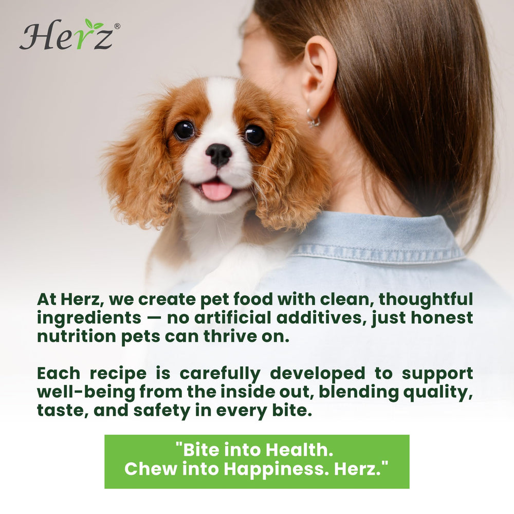Herz 3 oz chew pack is compact for small breeds during training and rewards.