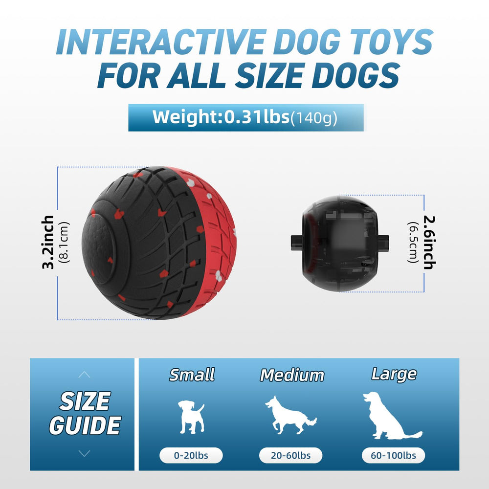 HETOO waterproof dog ball ready for wet grass and easy cleaning